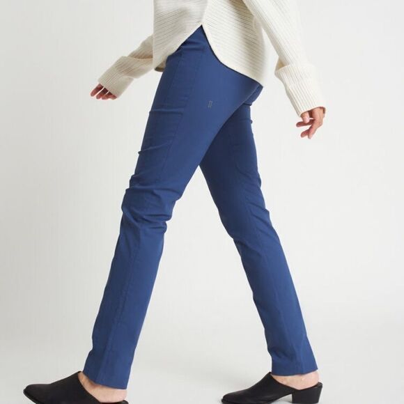 🆕 Kit & Ace Classic Skinny Pant Navigator In Dark Denim - Picture 2 of 8